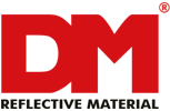 DM 1002 Polyester Gri Reflektör Kumaş(400 cd/lüx)